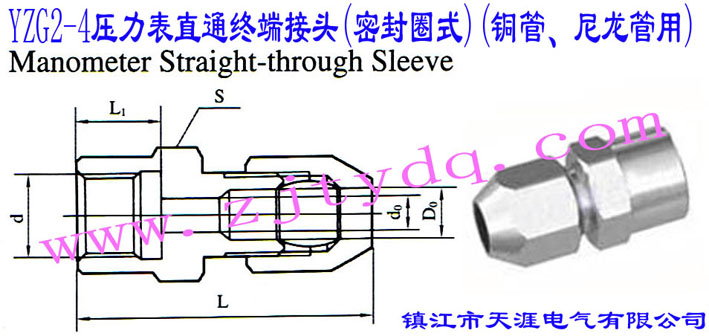 YZG2-4ֱͨK˽^(ܷȦʽ)(~)Manometer Straight-through Sleeve